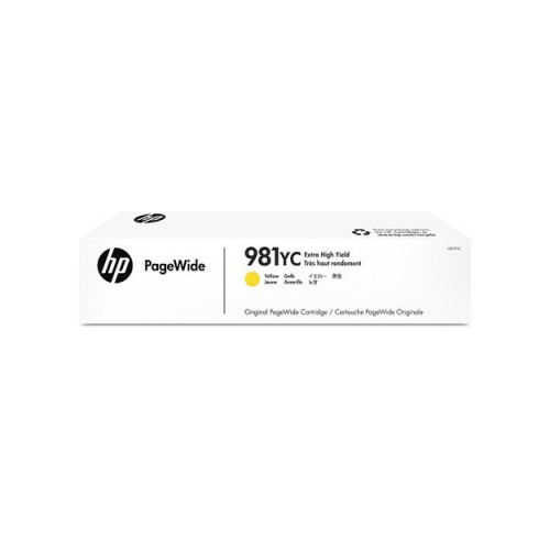 HP L0R19YC Ekstra Yüksek Kapasite Yellow Taahhütlü PageWide Kartuş (981YC)