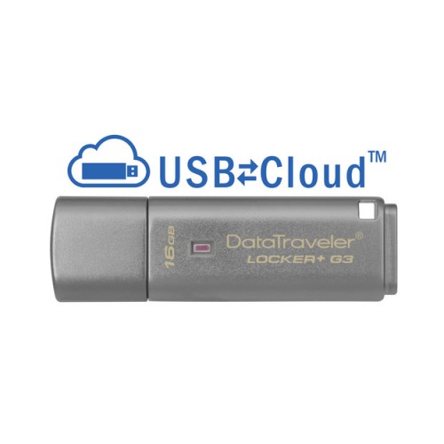 16GB 3.0 DTLPG3 w/Hardware encryption, USBtoCloud