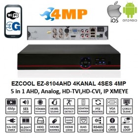 EZCOOL EZ-8104AHD 4KANAL 4SES 1HDD HDML AHD DVR