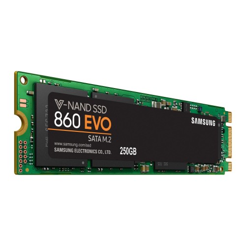SAMSUNG 250GB 860 Evo Sata m.2 550/500 Flash SSD MZ-N6E250BW
