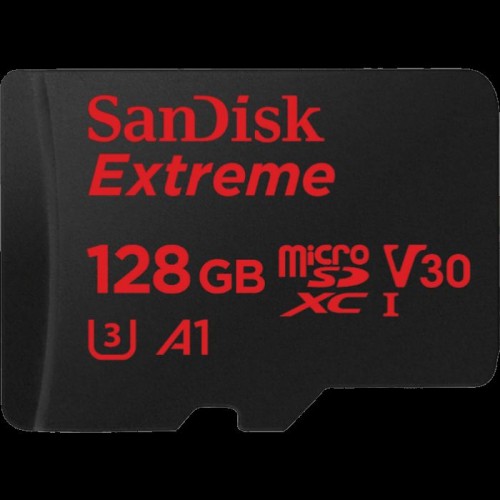 SANDISK 128 GB Extreme 100 MB Class 10 Micro SD SDSQXAF-128G-GN6AA