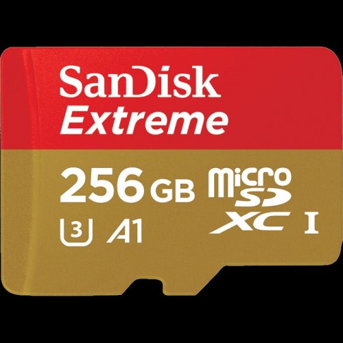 SANDISK 256 GB Extreme Pro 100 MB Class 10 Micro SD SDSQXAO-256G-GN6MA