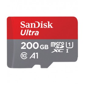 Ultra Android microSDXC 200GB + SD Adapter + Memory Zone App 100MB/s A1 Class 10 UHS-I