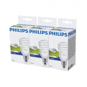 Philips Economy Twister 23W Beyaz Işık Normal Duy 3lü Ekopaket