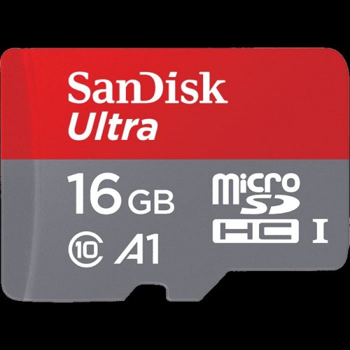SANDISK 16 GB Ultra 98 MB Class 10 UHS-I Micro SD SDSQUAR-016G-GN6MA