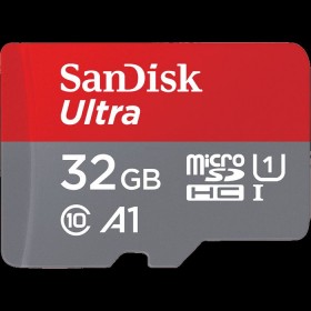 SANDISK 32 GB Ultra 98 MB Class 10 UHS-I Micro SD + adapter SDSQUAR-032G-GN6MA