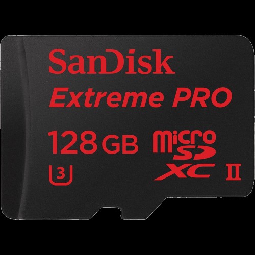 SANDISK 128 GB Extreme Pro 275 MB Class 10 UHS-II Micro SD SDSQXPJ-128G-GN6M3