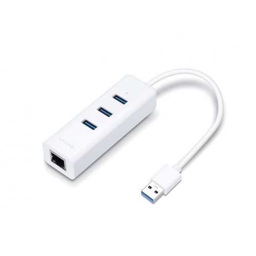 TP-LINK USB3.0 3 Port Hub ve Gigabit Ethernet Adaptör Çoklayıcı UE330