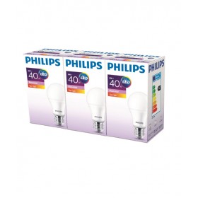 Philips ESS LED 6-40W Sarı Işık Normal Duy 3lü Ekopaket