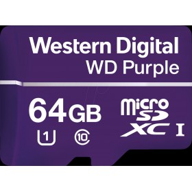 WD 64GB Surveillance microSD WDD064G1P0A