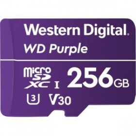WD 256GB Purple 60MB Class 10 UHS I Micro SD WDD256G1P0A