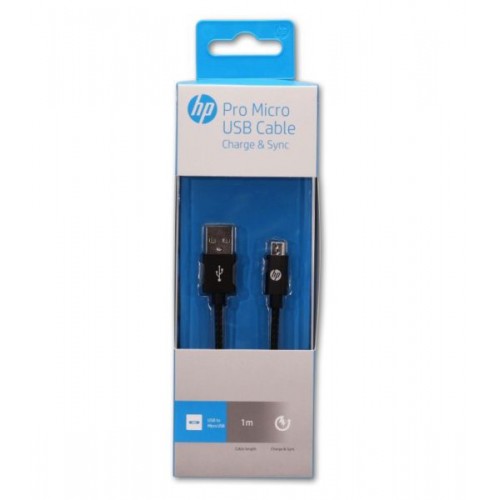 HP Pro Micro USB Cable BLK 1.0m