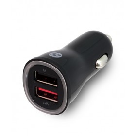 HP Dual USB Car Charger FAST 3.4A BLK