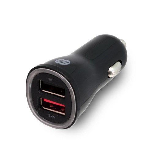 HP Dual USB Car Charger FAST 3.4A BLK