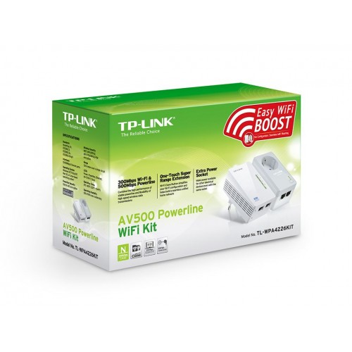 TP-LINK 300MBPS AV500 Kablosuz Powerline Genişletici TL-WPA4226KIT