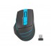 A4 TECH A4 TECH FG30 Siyah/Mavi Optik Nano Kablosuz Mouse-2000 DPI FG30-MAVI