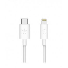 Belkin Apple Hızlı Şarj ve Data Usb-C to Lightning Kablosu 1m Beyaz