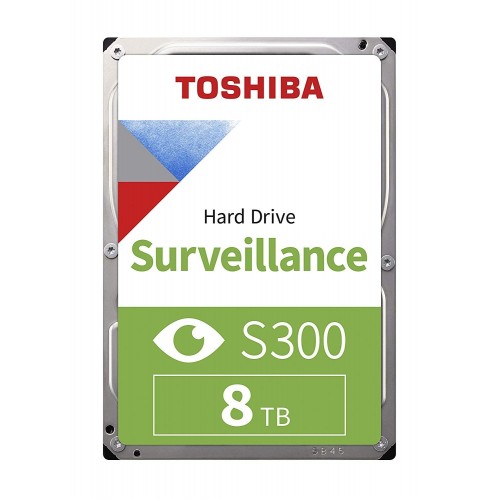 TOSHIBA 8TB S300 SATA3 7200Rpm 256MB 3,5" Dahili Güvenlik Diski HDWT380UZSVA