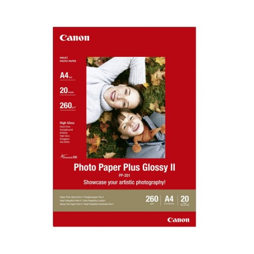 Canon PP-201 Glossy II Photo Paper Plus A4 - 20 Sheets 2311B019