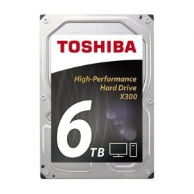 6TB TOSHIBA 7200RPM SATA3 128MB X300 3.5 HDWE160EZSTA BOX