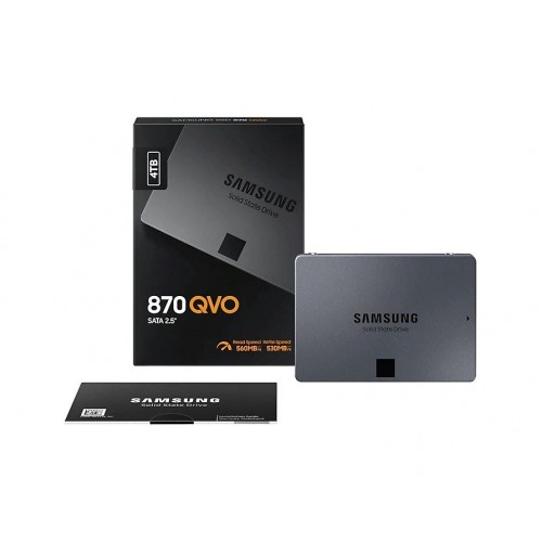SAMSUNG 4TB 870 Qvo Sata 3.0 560-530MB/s 2.5 Flash SSD MZ-77Q4T0BW