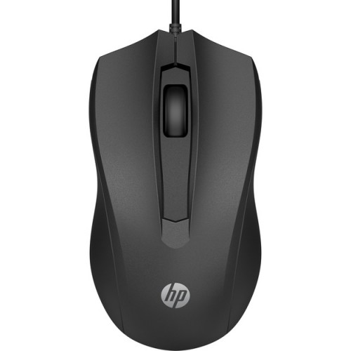 HP 100 Kablolu Mouse - Siyah /6VY96AA