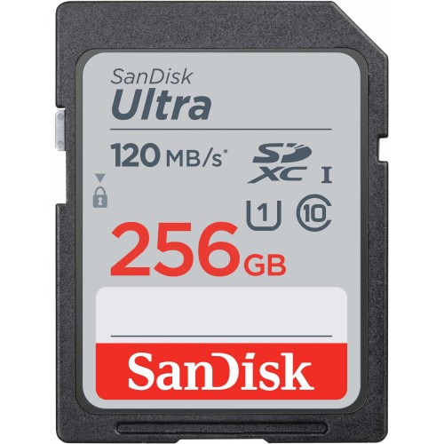 SANDISK FLA 256GB Ultra 120MB/s SDXC Hafıza Kartı SDSDUN4-256G-GN6IN