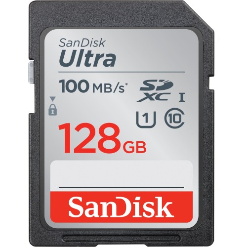 SANDISK FLA 128GB ULTRA SDXC 100MB/S CLASS10 SDSDUNR-128G-GN3IN