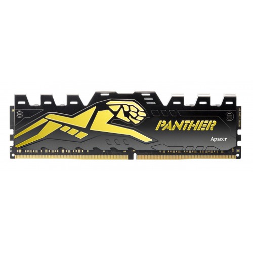 Apacer Panther Black-Gold 16GB (1x16GB) 3000Mhz CL16 DDR4 Gaming Ram (EK.16G2Z.GJC)