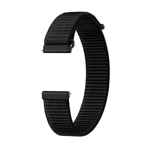 Samsung Galaxy Watch 4 & Watch 5 Kumaş Kordon (20mm, S/M) - Siyah