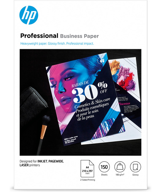 HP%203VK91A%20Prof%20Biz%20Gls%20180g%20A4%20150sh%20FSC%20Paper