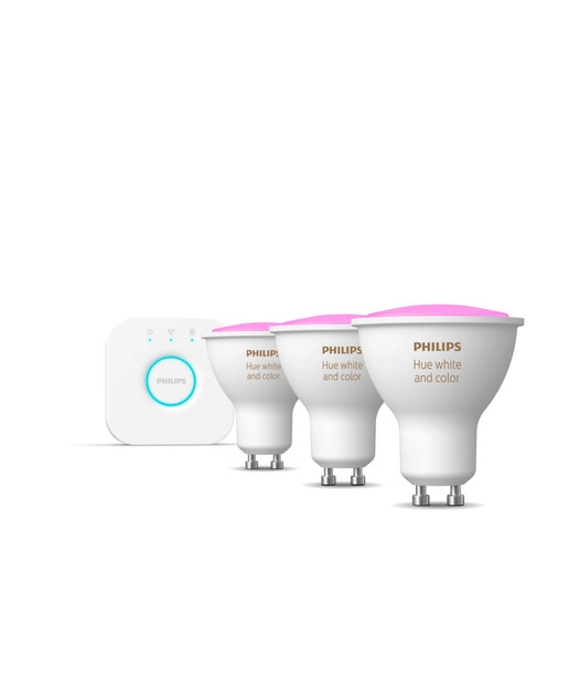 Philips%20Hue%20Renkli%20Akıllı%20Spot%20Başlangıç%20Seti%203’lü%20GU10%20Bluetooth%20Özellikli