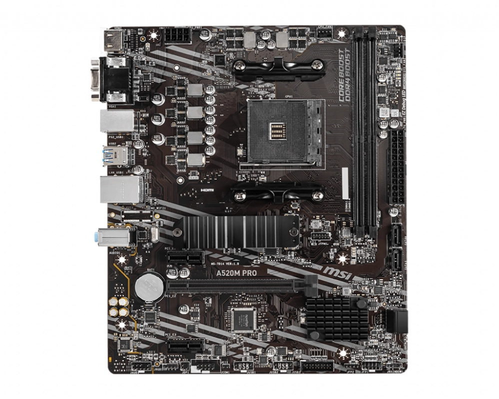 MSI%20A520M%20PRO%20DDR4%204600/1866Mhz%20M.2%20MATX%20AM4