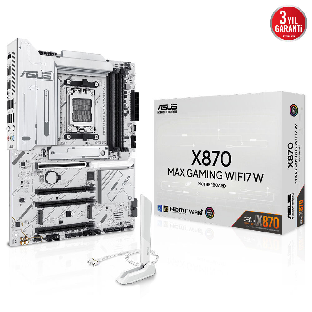 ASUS%20X870%20MAX%20GAMING%20WIFI%207%20%20AMD%20ANAKART%20BEYAZ