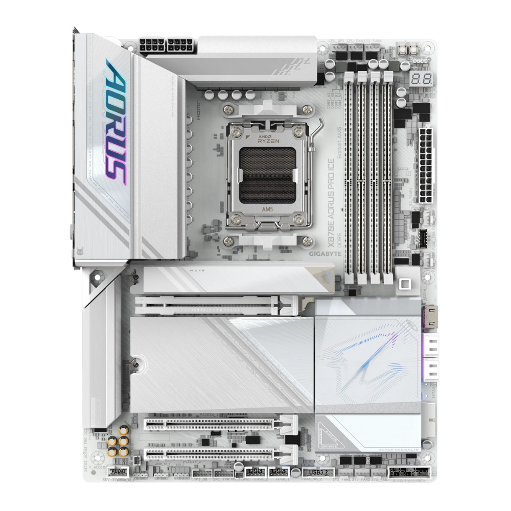 GIGABYTE%20X870E%20AORUS%20PRO%20ICE%20DDR5%20M.2%20HDMI%20DP%20ATX%20AM5