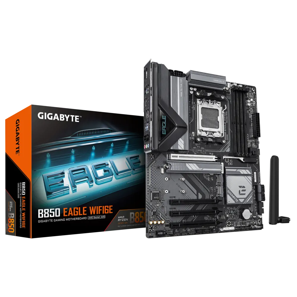 GIGABYTE%20B850%20EAGLE%20WIFI6E%20DDR5%207600Mhz%20HDMI/DP%20ATX%20AM5