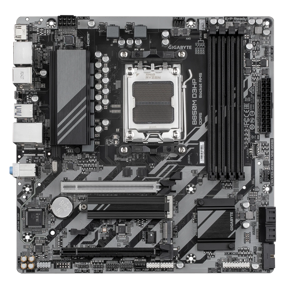GIGABYTE%20B850M%20D3HP%20DDR5%207600Mhz%20HDMI/DP%20MATX%20AM5