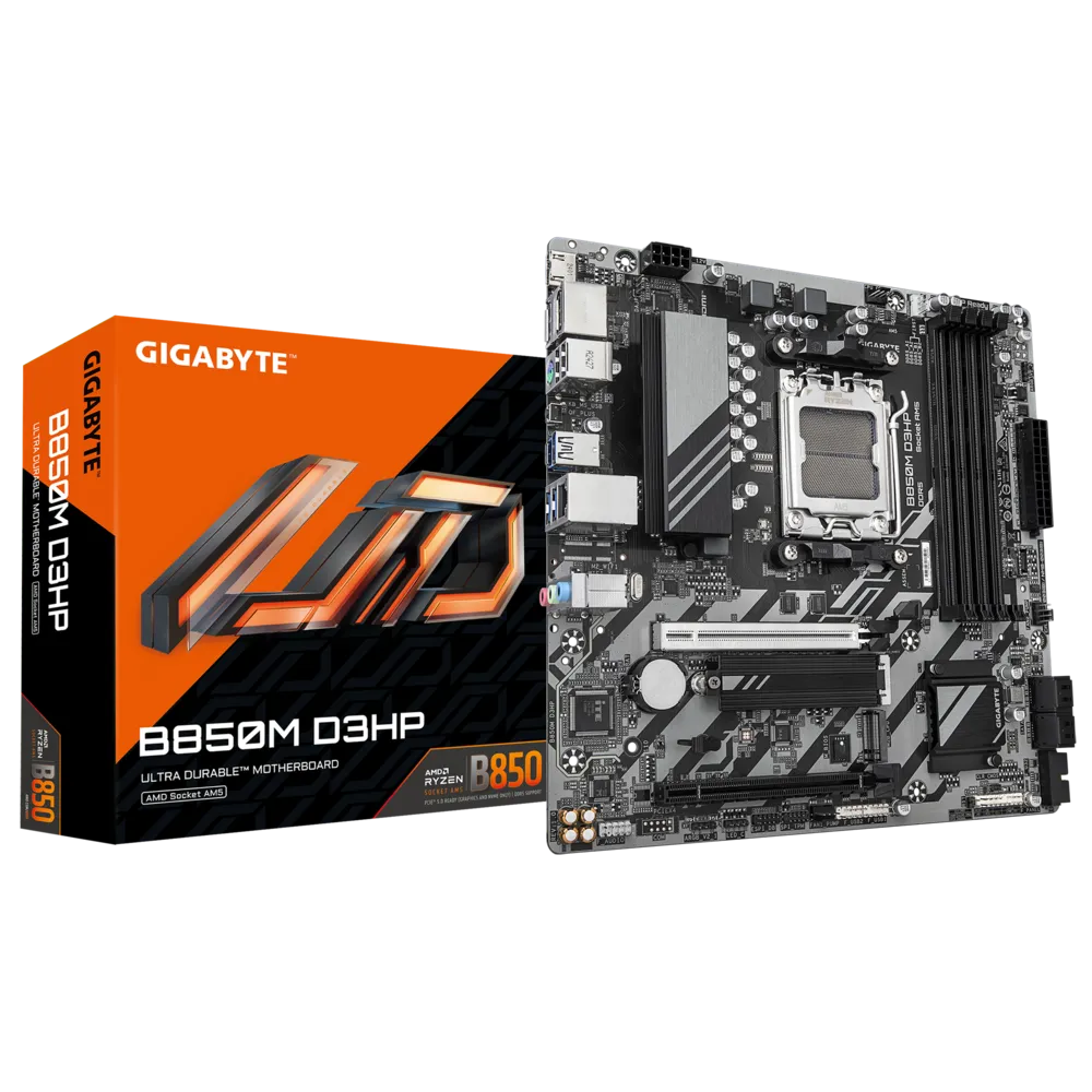 GIGABYTE%20B850M%20D3HP%20DDR5%207600Mhz%20HDMI/DP%20MATX%20AM5
