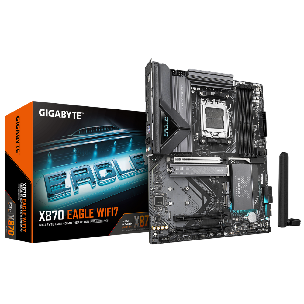 GIGABYTE%20X870%20EAGLE%20WIFI7%20DDR5%208000Mhz%20HDMI/DP%20ATX%20AM5