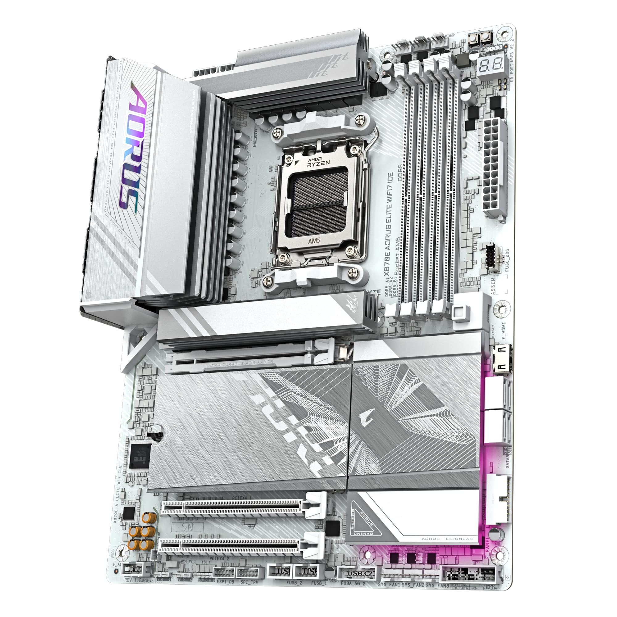 GIGABYTE%20X870E-A-ELTWF7ICE%20AORUS%20ELITE%20WIFI7%20ICE%20DDR5%20M.2%20HDMI%20DP%20ATX%20AM5