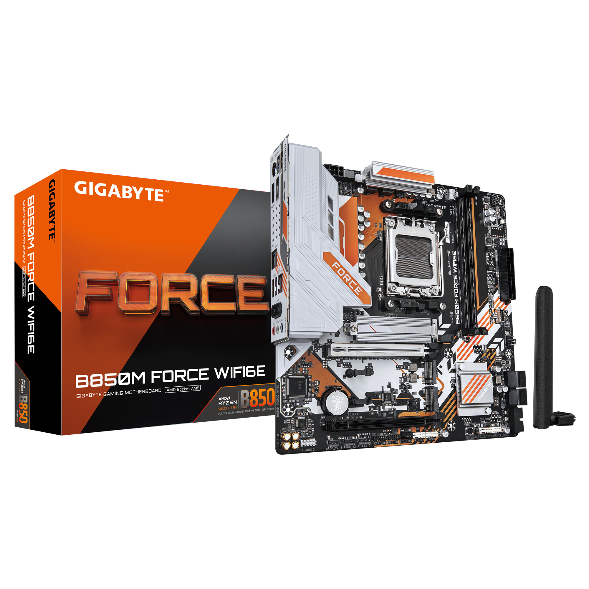 GIGABYTE%20B850M%20FORCE%20WIFI6E%20DDR5%20M.2%20HDMI%20DP%20MATX%20AM5