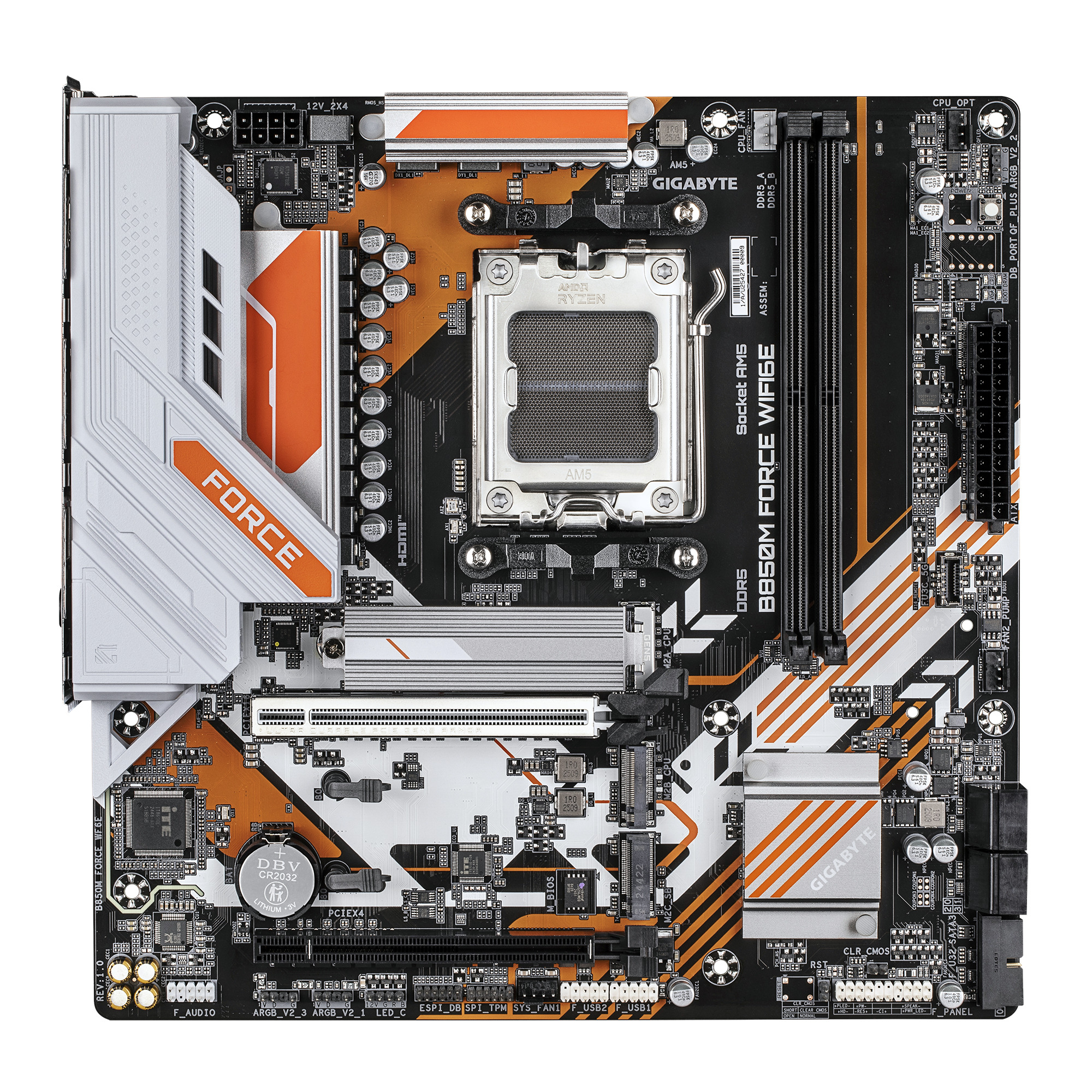GIGABYTE%20B850M%20FORCE%20WIFI6E%20DDR5%20M.2%20HDMI%20DP%20MATX%20AM5