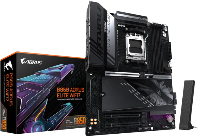 GIGABYTE%20B850%20AORUS%20ELITE%20WIFI7%20DDR5%208000Mhz%20HDMI/DP%20ATX%20AM5