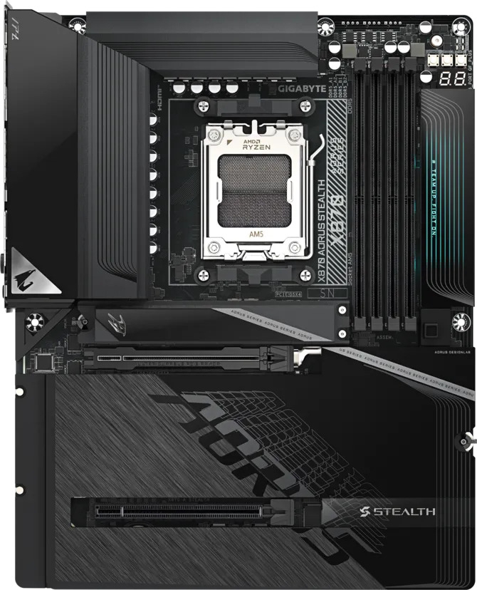 GIGABYTE%20X870%20AORUS%20STEALTH%20DDR5%208000Mhz%20HDMI/DP%20ATX%20AM5