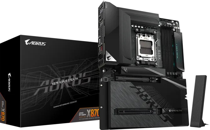 GIGABYTE%20X870%20AORUS%20STEALTH%20DDR5%208000Mhz%20HDMI/DP%20ATX%20AM5