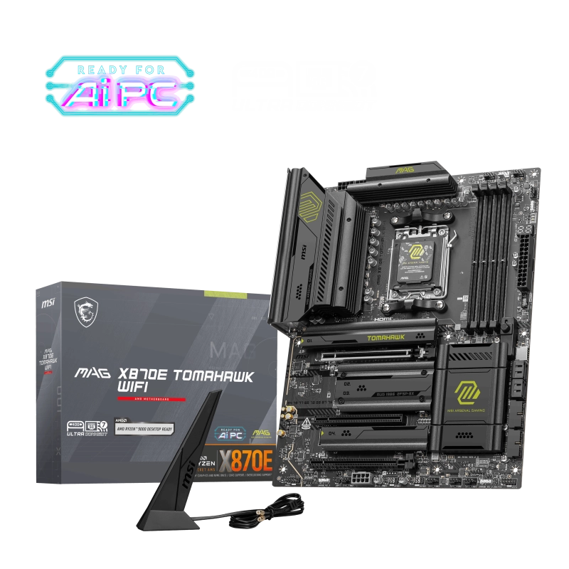 MSI%20MAG%20X870E%20TOMAHAWK%20WIFI%20AM5%20DDR5%208400MHZ(OC)%20USB4%204x%20M.2%20HDMI%202X%20DP%205G%20LAN%20WIFI%207%20RGB%20ATX