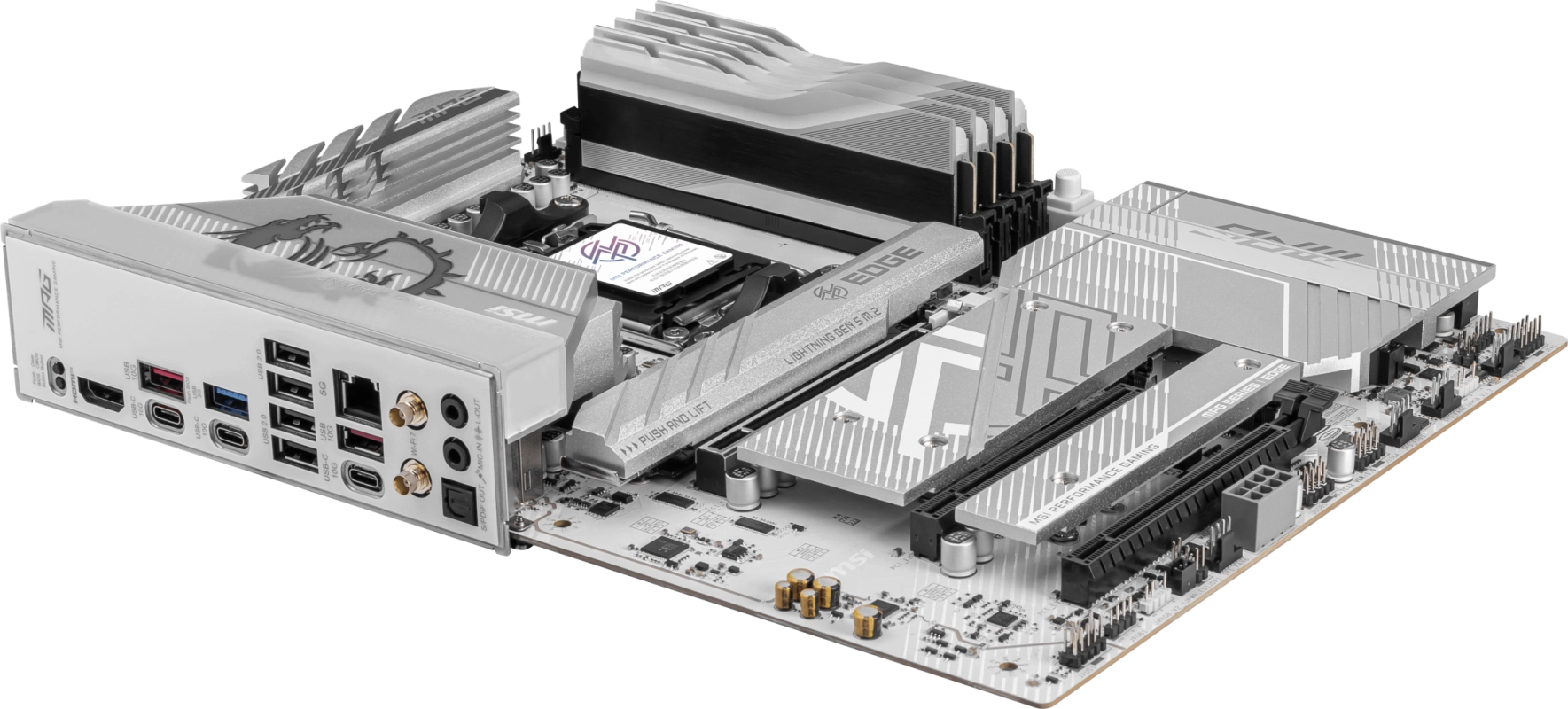 MSI%20MPG%20B850%20EDGE%20TI%20WIFI%20AM5%20DDR5%208400MHZ(OC)%20HDMI%204x%20M.2%20USB%2010Gbs%205G%20LAN%20WI-FI%207%20ATX
