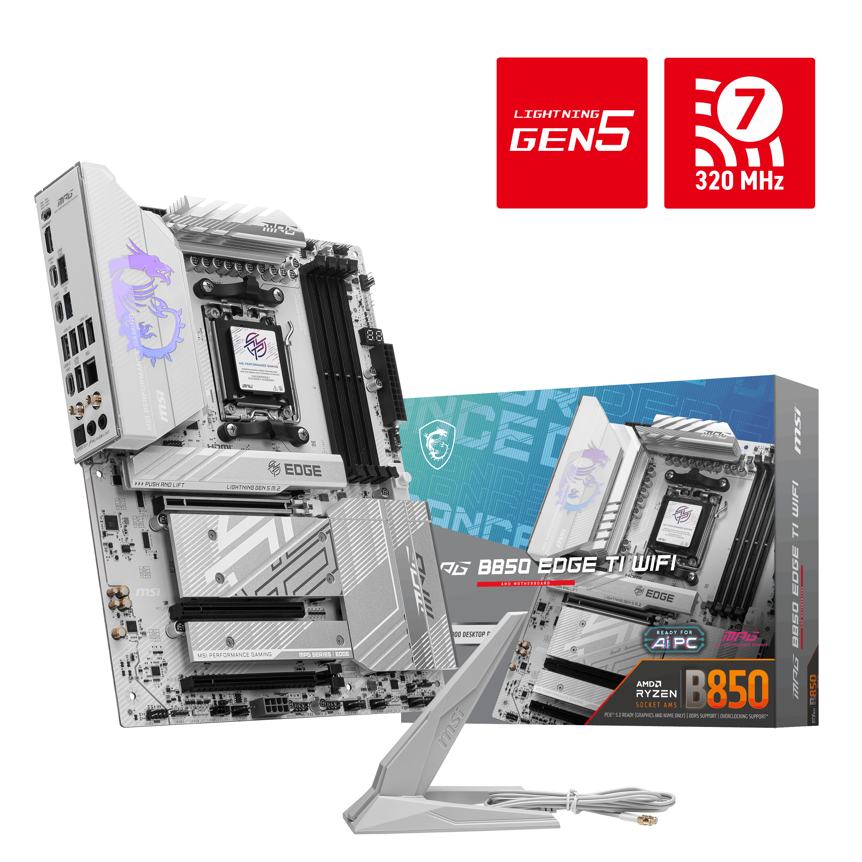 MSI%20MPG%20B850%20EDGE%20TI%20WIFI%20AM5%20DDR5%208400MHZ(OC)%20HDMI%204x%20M.2%20USB%2010Gbs%205G%20LAN%20WI-FI%207%20ATX