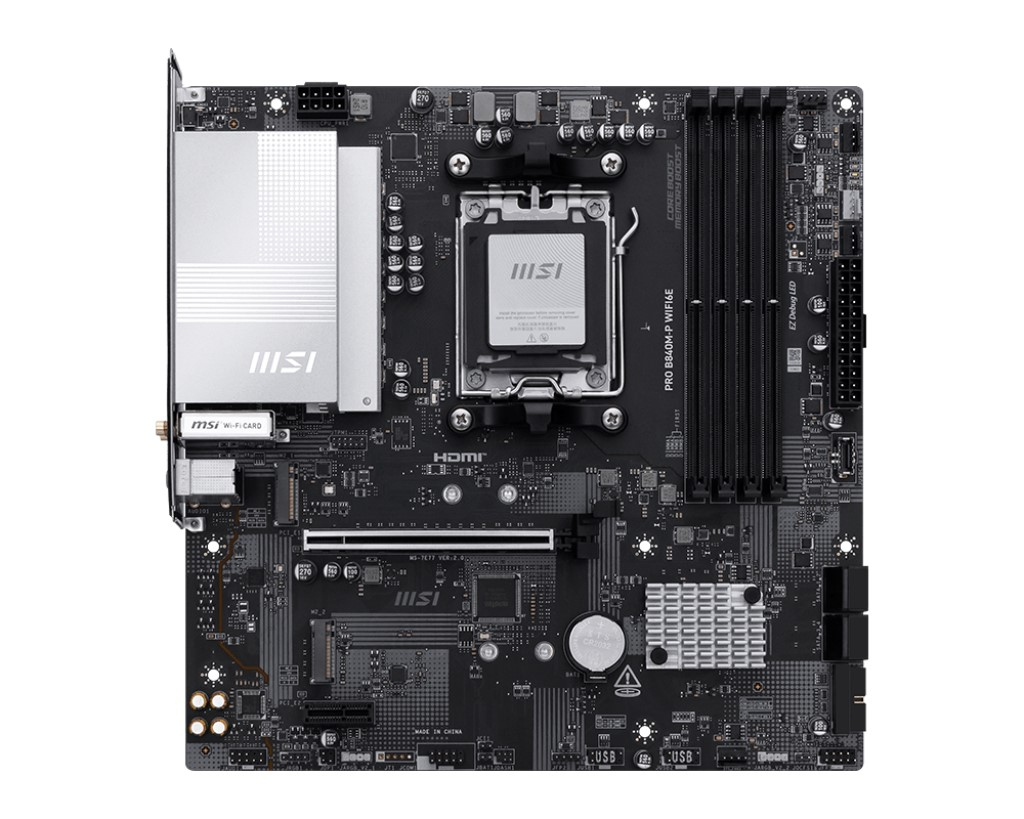 MSI%20PRO%20B840M-P%20WIFI6E%20DDR5%20mATX%20AM5