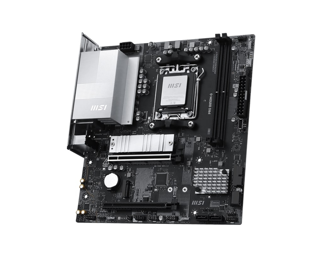 MSI%20PRO%20B850M-G%20M5%20DDR5%208200MHZ(OC)%20HDMI%20DP%202X%20M.2%20USB%2010GBS%205G%20LAN%20MATX